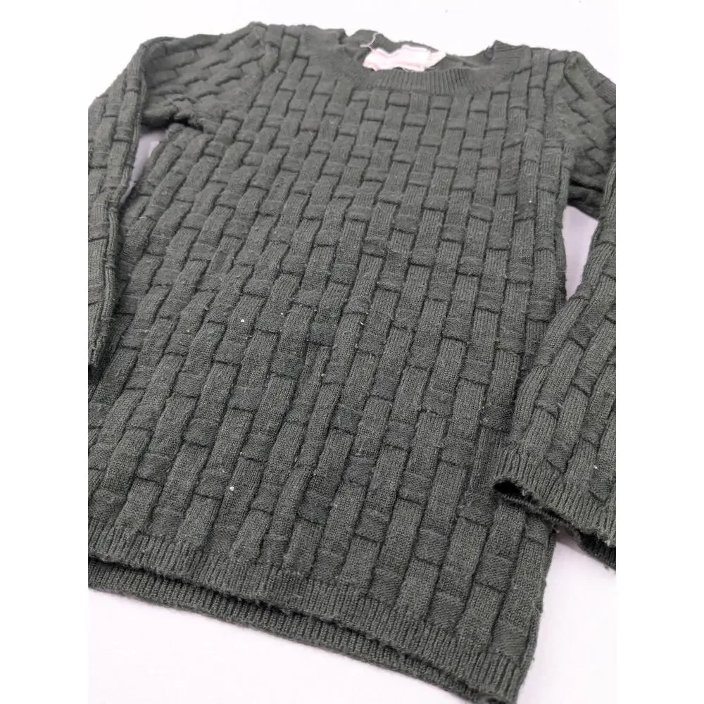 Hopscotch Baby 2 Piece Dark Green Sweater Knit Outfit - Fits 12 Months